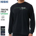 【SALE】ニシスポーツ NISHI アスリートプライドロングスリーブシャツ 2811A455 ユニセックス ランニング 陸上 ウエア 24AW