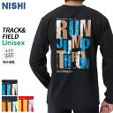 【SALE】ニシスポーツ NISHI アスリートプライドロングスリーブシャツ 2811A457 ユニセックス ランニング 陸上 ウエア 24AW