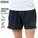 ニシスポーツ NISHI ランニングトランクス Pブラック 2811A577-001 ユニセックス ランニング 陸上 ウエア 25SS