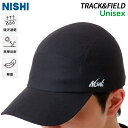 ニシスポーツ NISHI フレキシブルランニングキャップ ブラック 3813A058-001 ユニセックス ウエア ギア