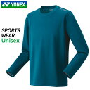ヨネックス YONEX ユニロングスリーブTシャツ 16818-609 ユニセックス スポーツ ウエア トップス 25FW