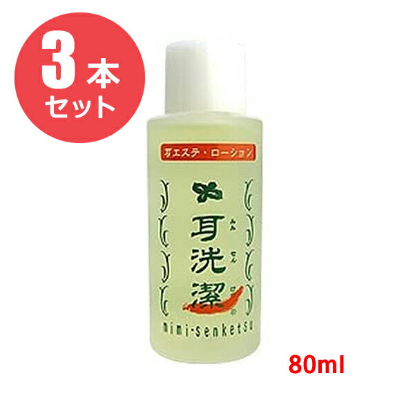 【3本セット】耳洗潔 80ml【業務用】（医薬部外品）