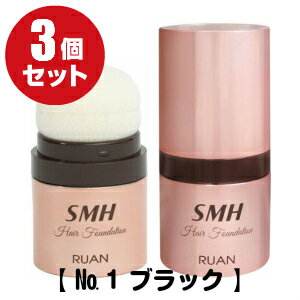 【送料無料】（3個セット）スーパーミリオンヘアー ヘアファンデーション 12g No.1 ブラック