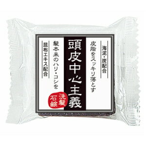 頭皮中心主義 洗髪石鹸 30g (約1ヶ月分) 頭皮中心主義 洗髪石鹸 30g (約1ヶ月分)