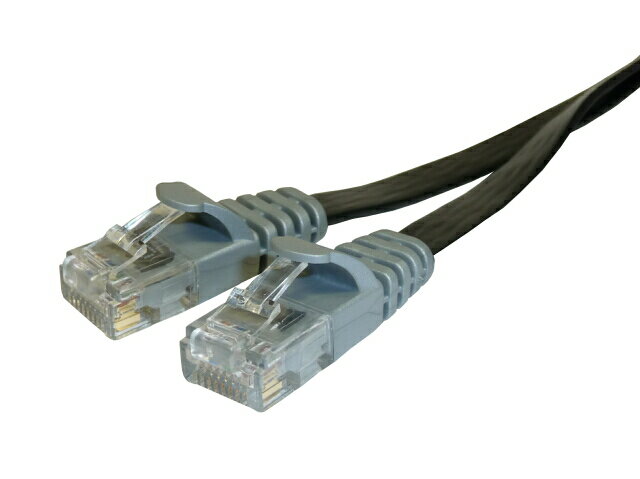 ★ネコポス送料無料★ スリムフラットタイプ Cat5e LANケーブル 2m