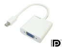 ★ネコポス送料無料★ 0.2m 相性保証　Mini Displayport - VGA 変換ケーブル