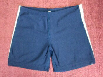 【12/4 20:00〜限定50%OFF!!】 トランクス型水着 紺色メンズ水着 大きいサイズS-3L【紺X白】子供水着大きいサイズ 紺色水着 シニア水着 あっ...