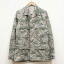 【中古】美品◆実物 米空軍 ABU デシタルタイガーカモ 野戦ジャケット リップストップ生地♪USAF COMBAT ミリタリー アーミー 軍物 コンバット アメリカ