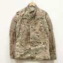 【中古】◆実物 米陸軍 BDU マルチカムフィールドジャケット アラミド繊維 ワッペン付き♪US.ARMY 軍物 OCP ミリタリー ユニフォーム 迷彩 MultiCam 米軍 アーミー