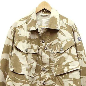 新品◆実物 イギリス軍 TROPICAL COMBAT ジャケット デザートDPMカモフラージュ♪ミリタリー デッドストック アウトドア 北欧 ユーロ 放出品 UK 英軍 迷彩
