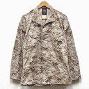 【中古】新品同様◆実物 米海軍 USMC MARPAT（マーパット） デジタルカモ ピクセル デザート ジャケット ワッペン無し♪軍物 ミリタリー 迷彩 アーミー ARMY