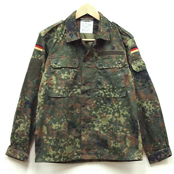 【中古】◆実物 ドイツ軍 フレックカモジャケット ヴィンテージ♪軍物 アウター ミリタリー ヨーロピアン　迷彩 ユーロ アーミー