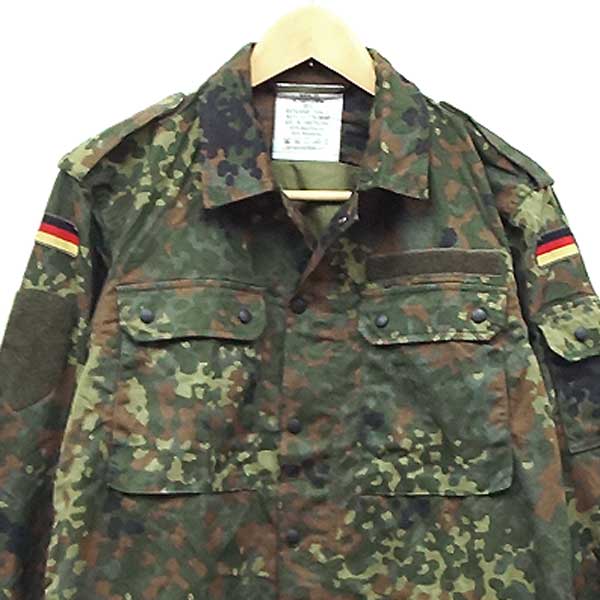 【中古】美品◆実物 ドイツ軍 フレックカモジャケット ヴィンテージ♪軍物 アウター ミリタリー ヨーロピアン ユーロ 迷彩 フィールドジャケット アーミー