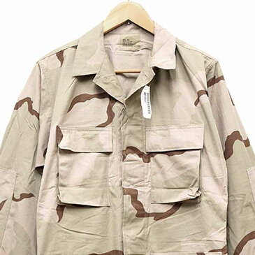 【中古】美品◆実物 米軍 3Cカラー デザートカモ BDU ジャケット リップストップ生地♪迷彩 ARMY ミリタリー 米軍 アメリカン アーミー 軍物 NYCO コンバット