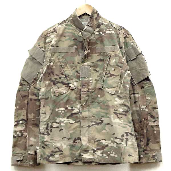 【軍物ジャンク品】【中古】◆実物 米陸軍 BDU マルチカムフィールドジャケット アラミド繊維♪US.ARMY 軍物 OCP ミリタリー 迷彩 MultiCam アーミー 米軍 ARMY 訳あり