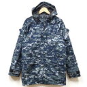 【中古】新品同様◆実物 米海軍 ECWCS GEN2 ゴアテックスパーカー NWU デジタル迷彩 GORE-TEX♪ミリタリージャケット カモ 軍物 装備品 スキー スノボ US アウトドア アメリカ軍