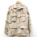 【中古】美品◆実物 米空軍 3Cカラー デザートカモ BDU ジャケット 階級章ワッペン付き ノンリップ地 USAF 迷彩 DESERT CAMO ARMY ミ...