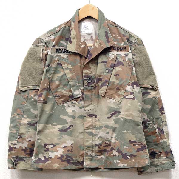 【中古】良好品◆実物 米陸軍 BDU マルチカム スコーピオン フィールドジャケット ワッペン付き♪US.ARMY 軍物 OCP ミリタリー 迷彩 MultiCam アーミー 米軍 ARMY