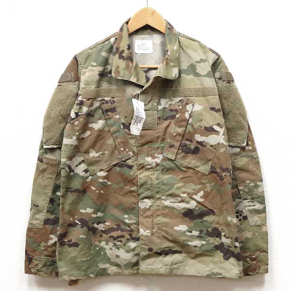 【中古】美品◆実物 米陸軍 BDU マルチカム スコーピオン フィールドジャケット♪US.ARMY 軍物 OCP ミリタリー 迷彩 MultiCam アーミー 米軍 ARMY