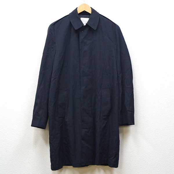Rakuten - 【中古】実物 イギリス軍 レインコート 99年製 ネイビー ロング ミリタリー USED 古着