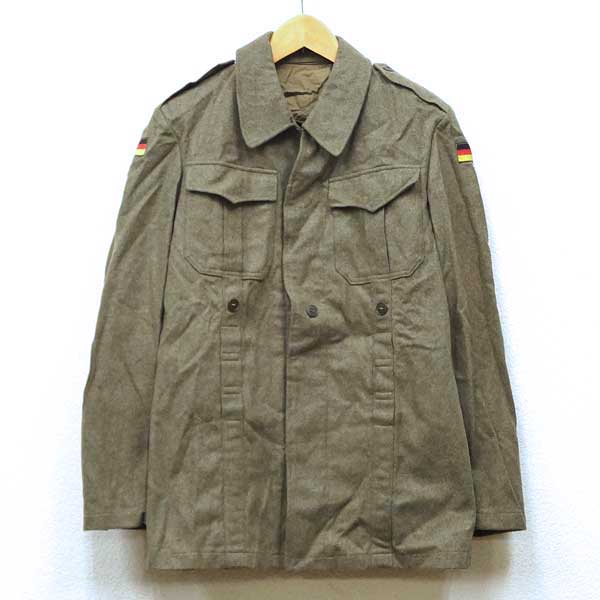 Rakuten - 【中古】良好品◆実物 ドイツ軍 ウールジャケット ビンテージ 60年代 アウター モルスキン ミリタリー 連邦軍 ユーロ USED 古着 VINTAGE 60s