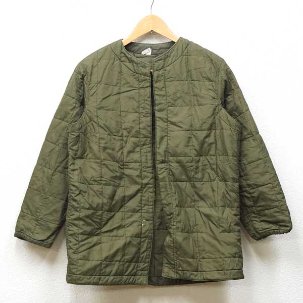 Rakuten - 【中古】実物 イタリア軍 キルティングライナー ジャケット オリーブ ヴィンテージ ミリタリー アーミー USED 古着