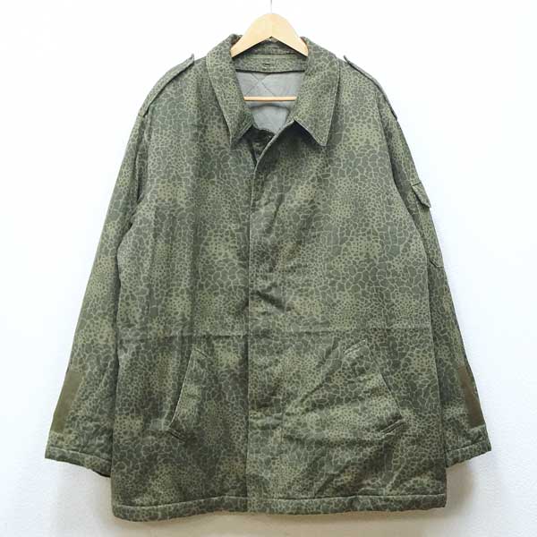 Rakuten - 【中古】良好品◆実物 ポーランド軍 M89 レオパードカモ フィールドジャケット 裏キルティング 90年製 ミリタリー ヴィンテージ 大きめサイズ 迷彩 カモフラ USED 古着 VINTAGE ユーロ 90s