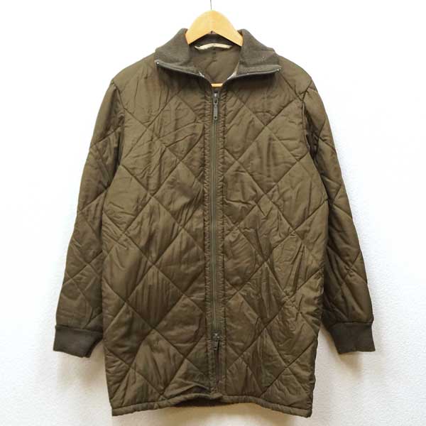 【中古】実物 ドイツ軍 キルティングライナージャケット オリーブ 軍物 アウター ミリタリー 連邦軍 ジャンパー アーミー 防寒 USED 古着 VINTAGE