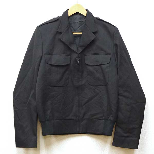 Rakuten - 【中古】良好品◆実物 オーストラリア軍 ADA ウール ジャケット ブラック ショート丈 ワーク ミリタリー 黒 アーミー USED 古着