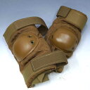 新品◆米軍 ALTA エルボーパッド コヨーテ ベルクロ留め デッドストック ミリタリー 肘パッド ペア プロテクター アウトドア 放出品 サバゲ アメリカ