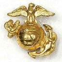 【中古】良好品◆実物 米軍 USMC 海兵隊 マリーンズ 襟章 紋章 ピンバッジ GLOBE&ANCHOR ピンズ MADE IN USA ヴィンテージ