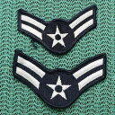 【中古】美品◆実物 米空軍 階級章ワッペン USAF エアフォース パッチ U.S.AIRFORCES ミリタリー アーミー 軍物 アメリカ USED 古着