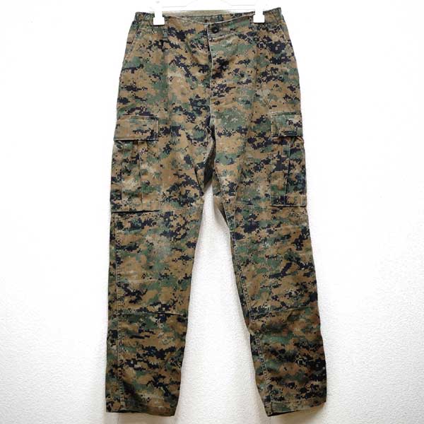 【軍物ジャンク品】 【中古】 実物 米海軍 USMC MARPAT マーパット デジタルカモ ピクセル カーゴパンツ ミリタリー US ARMY アメリカ コンバット 迷彩 軍パン 訳あり