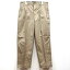 新品◆実物 フランス軍 コットン製 チノパンツ カーキ 1960年代 デッドストック♪ヴィンテージ ミリタリー 軍パン サバゲ 軍服