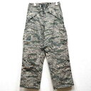 【中古】新品同様◆実物 米空軍 ECWCS タイガーカモ ゴアテックスパンツ ABU APECS AIR FORCE GORE-TEX♪デジタル迷彩 USAF ミリタリージャケット 装備品 アウトドア アメリカ軍 US 軍パン