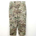 【中古】美品◆実物 米陸軍 BDU マルチカム カーゴパンツ リップストップ素材♪ミリタリー スコーピオン US ARMY アメリカ コンバット 迷彩