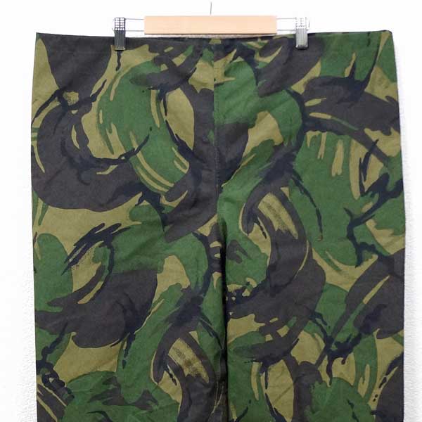 【中古】実物 イギリス軍 UK DPM ナイロンパンツ カモフラージュ 迷彩 ミリタリー コンバット USED 古着