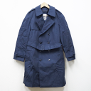 【中古】良好品◆実物 米軍 USAF トレンチコート ライナー付き ネイビー♪エアフォース AIR FORCE 空軍 ミリタリー アーミー レインコー..
