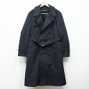 【中古】良好品◆実物 米軍 U.S.NAVY トレンチコート ライナー付き ブラック ミリタリー アーミー ARMY 軍物 放出品 レインコート USED ..
