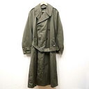 【中古】良好品◆実物 米軍 U.S.ARMY M-1954 ライナー付 オーバーコート コットンサテン 50年代 ヴィンテージ♪ミリタリー トレンチ アーミー アメリカ モッズ USA