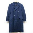 【中古】美品◆実物 ドイツ軍 ダブルオーバーコート チェック...