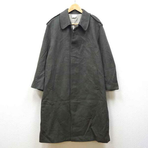 【中古】美品◆実物 フランス軍 ウールコート グレー ミリタリー 放出品 シングル 上質 ユーロ USED 古着 VINTAGE 【中古】美品◆実物 フランス軍 ウールコート グレー ミリタリー 放出品 シングル 上質 ユーロ USED 古着 VINTAGE
