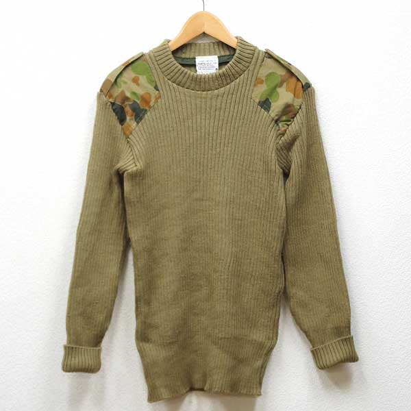 【中古】良好品◆実物 オーストラリア軍 DPCU コマンドセーター ミリタリー カモフラージュ 軍用 迷彩 長袖 USED 古着 VINTAGE