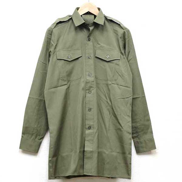イギリス軍グリーントラウザス+半袖シャツ+長袖シャツ 軽快な軍物シャツです!【イギリスの軍服】陸軍ユーティリティー