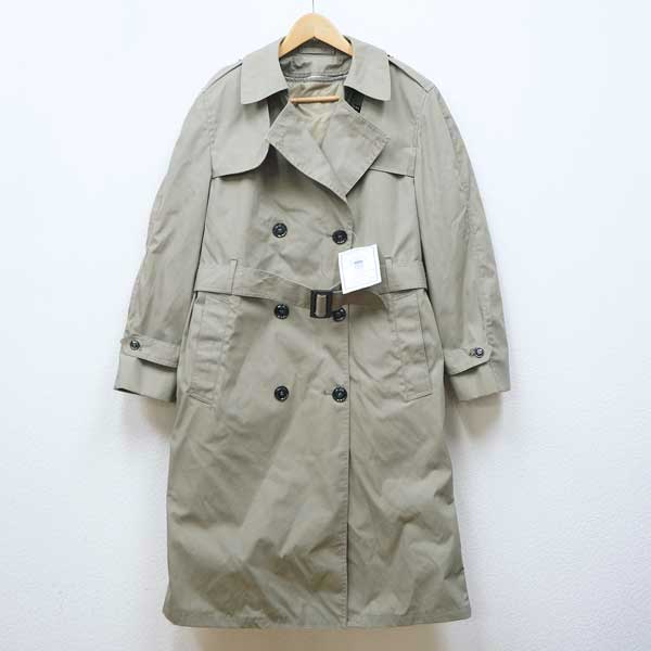 【レディース特価】新品同様◆実物 米軍 海兵隊 レディース USMC トレンチコート ライナー付き カーキ 女性 ウーマン ミリタリー ARMY 放出品 レインコート USED 古着