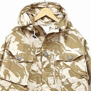 新品◆実物 イギリス軍 スモックデザートDPMカモ パーカー WINDPROOF ウィンドプルーフ♪デッドストック ミリタリー デッドストック アウトドア マウンテン 防水 北欧 レインウェア ユーロ 放出品 迷彩