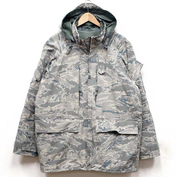 【送料無料】【中古】良好品◆実物 米軍 ECWCS タイガーカモ ゴアテックスパーカー ABU GORE-TEX♪デジタル迷彩 ミリタリージャケット 軍物 装備品 スキー スノボ アウトドア アメリカ軍 US