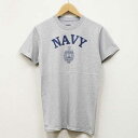 新品◆米軍 SOFFE製Tシャツ US.NAVY プリント グレー♪ミリタリー インナー 半袖 軍物 米軍 アーミー アメリカ