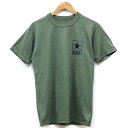 新品◆米軍 SOFFE製Tシャツ ARMYプリント オリーブ♪ミリタリー デッドストック インナー 半袖 軍物 アメリカ アーミー