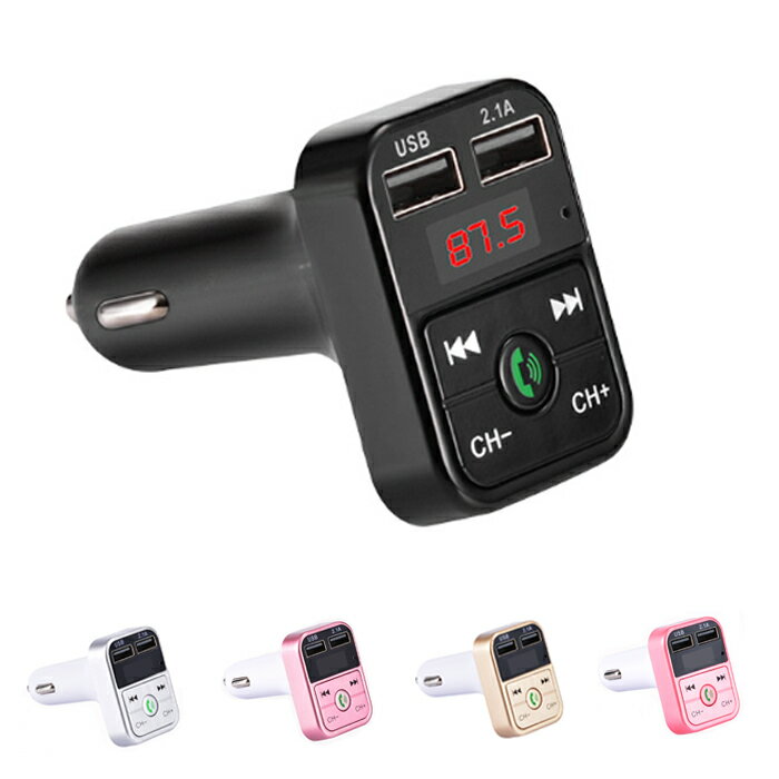 FMȥ󥹥ߥå bluetooth  12V USB Ŵ iphone ޥ ϥ󥺥ե꡼ å ® ֥롼ȥ ߥ塼å쥷С MP3ץ졼䡼 MicroSD TF 5顼